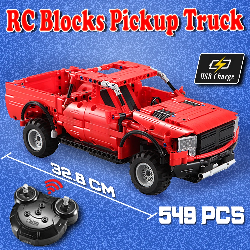Mustang строительные блоки RC игрушка пикап грузовики модель diy комплект