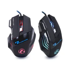 NEW Wired Gaming Mouse Mice 7 Buttons Optical Computer Mouse E Sports USB Mouse For Computer