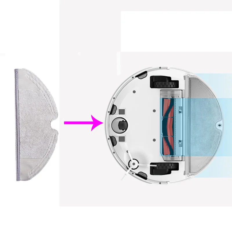 10 шт. Roborock S50 S51 части швабры тряпки для пылесосов аксессуары Roborock поколения 2 Сухой Влажной уборки
