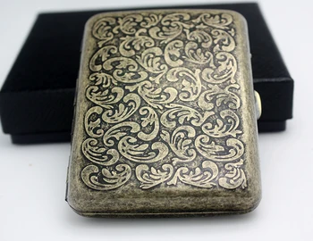 

New Product Retro Cigarette Box Aluminum Alloy Material