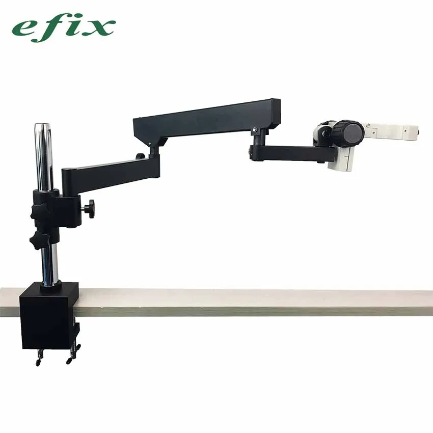 Efix Articulating Pillar Clamp Stand For Stereo Zoom Microscope Arm