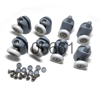 

Shower Door Wheels 23mm Shower Door Rollers 8pcs (4top+4 buttom)
