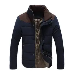Осень-зима Для мужчин куртка 2018 новая горячая распродажа бренд Повседневное Для мужчин s куртки и пальто толстая парка Для мужчин Верхняя