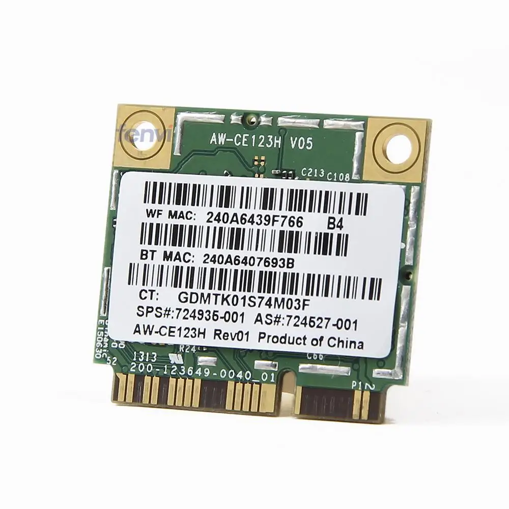 BroadCom BCM4352 BCM94352HMB Половина мини PCIe PCI-express беспроводная wifi WLAN BT Bluetooth карта 802.11AC 867 МГц для 724935-001