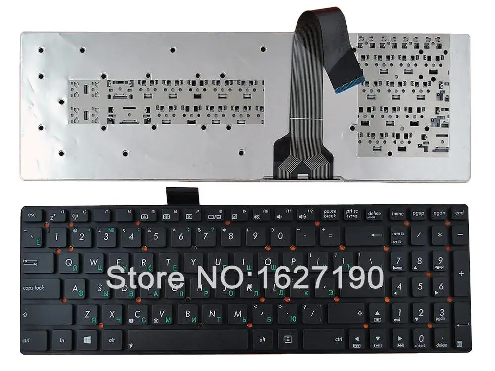 

NEW Russian Keyboard for ASUS K55XI BLACK(without FRAME,For Win8) PN: 9J.N2J82.S0R UGS0R Repair Notebook Replacement keyboards