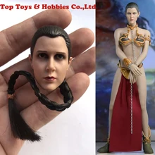 1/6 Leia Organa Solo head ATX015 Star Wars Princess Leia Solo 1/6 Scale Head Sculpt и комплект одежды без тела