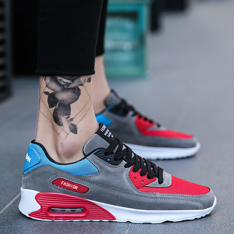 2019 damyuan men running shoes almofada de