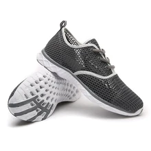 Летняя сетчатая ткань дышащая Уличная обувь болотная Нескользящая Треккинговая обувь для отдыха пляжная обувь Быстрая Сушка мужские водные кроссовки