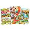 New kids toy 60 pieces wooden puzzle animal cartoon puzzles wood Jigsaw baby child early educational toys 26 style DK-L101 ► Photo 2/6