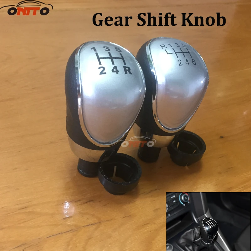 Wholesale 10pcs/lot 5/ 6 speed Gear Shift Knob for Ford Focus MK2 (2004