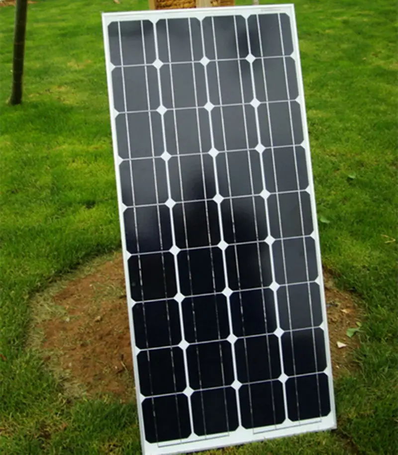 

Anodized Aluminum Alloy Solar Panel Solar System Photovoltaic Monocrystal Silicon Home Use 100w
