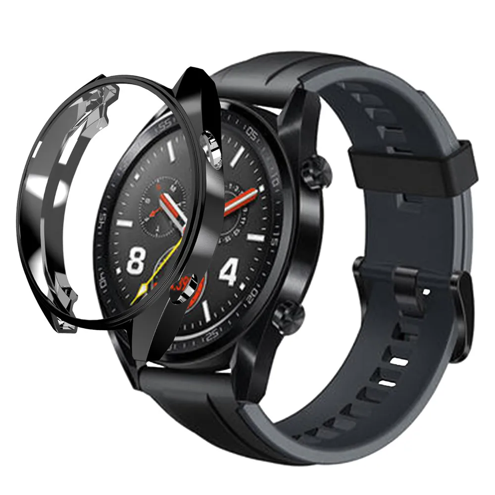 Для huawei Watch GT 2/1 46 мм 42 мм Чехол легкий защитный чехол Мягкий ТПУ тонкий бампер модная рамка аксессуары для часов