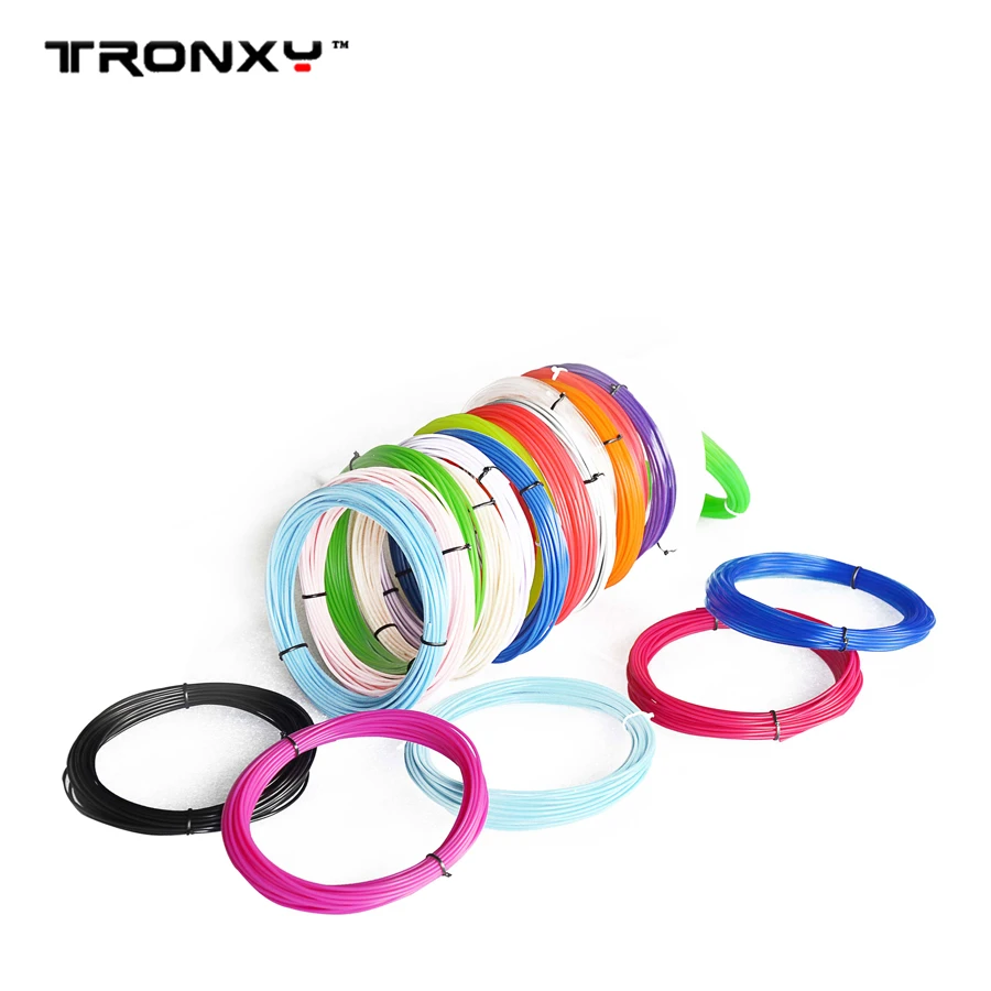 

Tronxy 3 D 10 Metre/Color 10 15 20 Color 1.75 mm PLA Material 3D PLA Filament For 3D Pen Filament Plastic 3D Pens Supplies Color