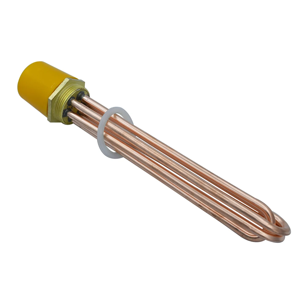 

Electric Water Boiler Heating Element 220V/380V 6KW/9KW/12KW DN40 Thraed Red Copper Tube Water Heater
