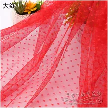 5 метров, в горошек, Мягкая сетчатая ткань, красный, бежевый цвет, сетчатая ткань, фиолетовая Пышная юбка-пачка, пышная юбка-баллон, платье из ткани, Ажурные кружевные газовые аксессуары