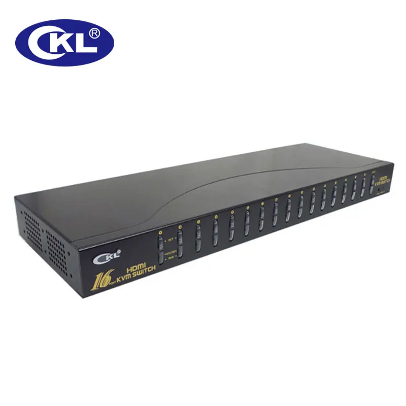  CKL 16 Port USB Auto HDMI KVM Switch PC Monitor Keyboard Mouse Switcher for Computer Server DVR NVR