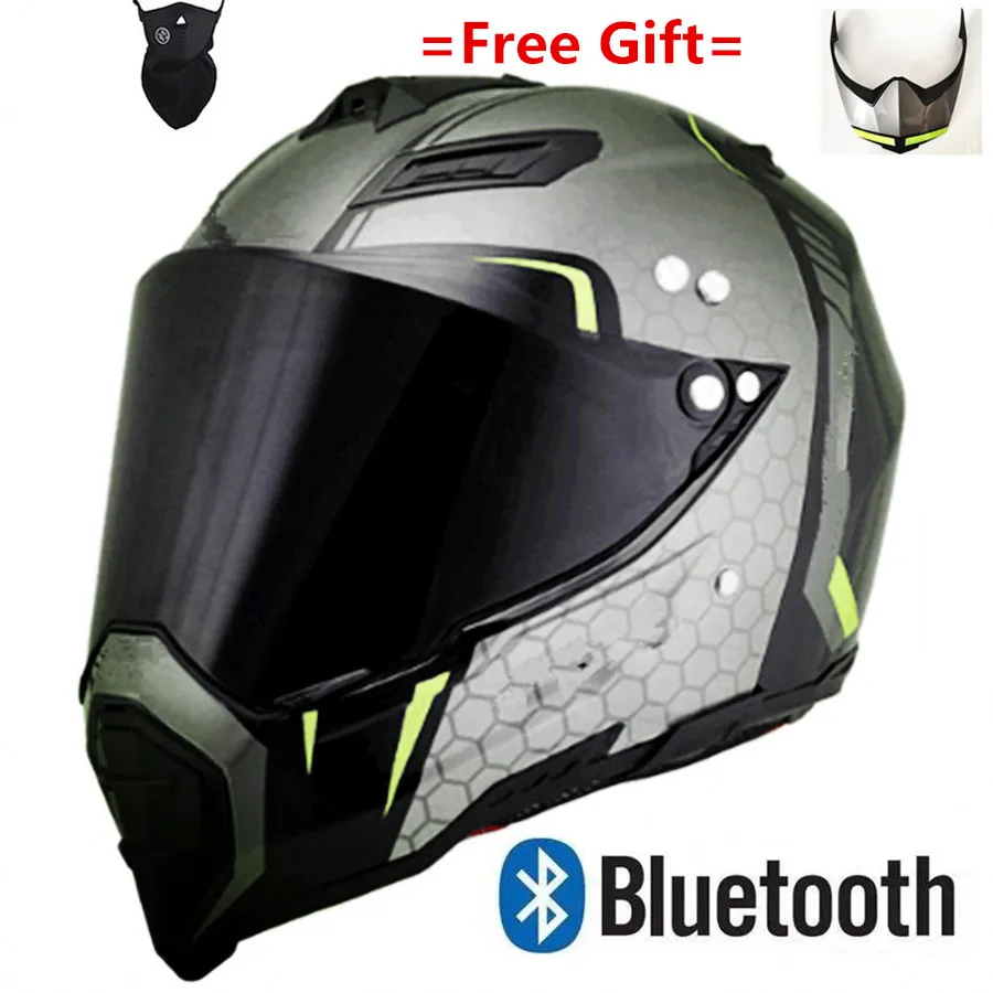 

Motorcycle Bluetooth Helmet Headsets Intercom for riders BT Wireless MP3 music with phone call AX8 cool