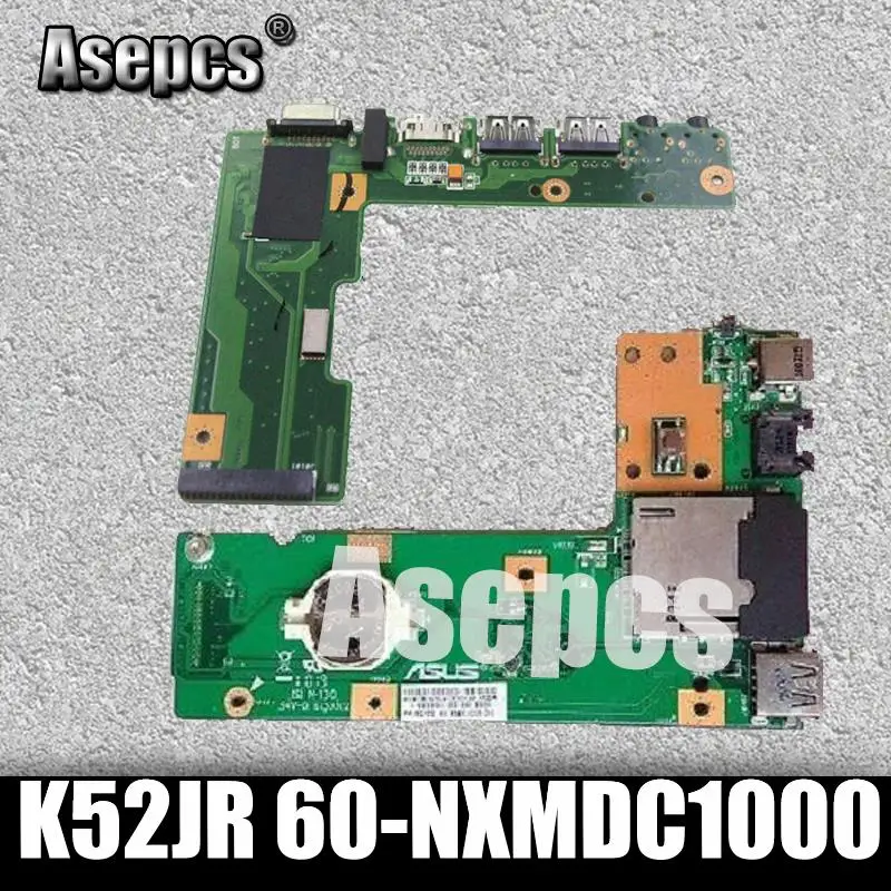 

Asepcs OriginFor ASUS K52 K52J K52JR K52JC K52DR X52F K52F X52J DC Power Jack Audio board 60-NXMDC1000 100% Tested Fast Ship