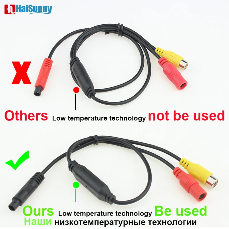 Backup Camera Rearview Camera Video Cable CVBS RCA Female Connector to