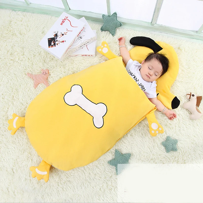 

Baby Cocoon Swaddle 0-3 Years Summer Winter Cute Yellow Dog Animal Envelope For Newborn Baby Swaddle Sleeping Bag Sleepsack Boy