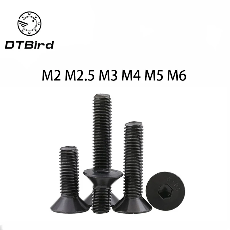 

10/20/50Pcs DIN7991 ISO10642 JISB1194 M2 M2.5 M3 M4 M5 M6 Carbon Steel 304 Hexagonal Countersunk Screw Flat Head Screw Bolt