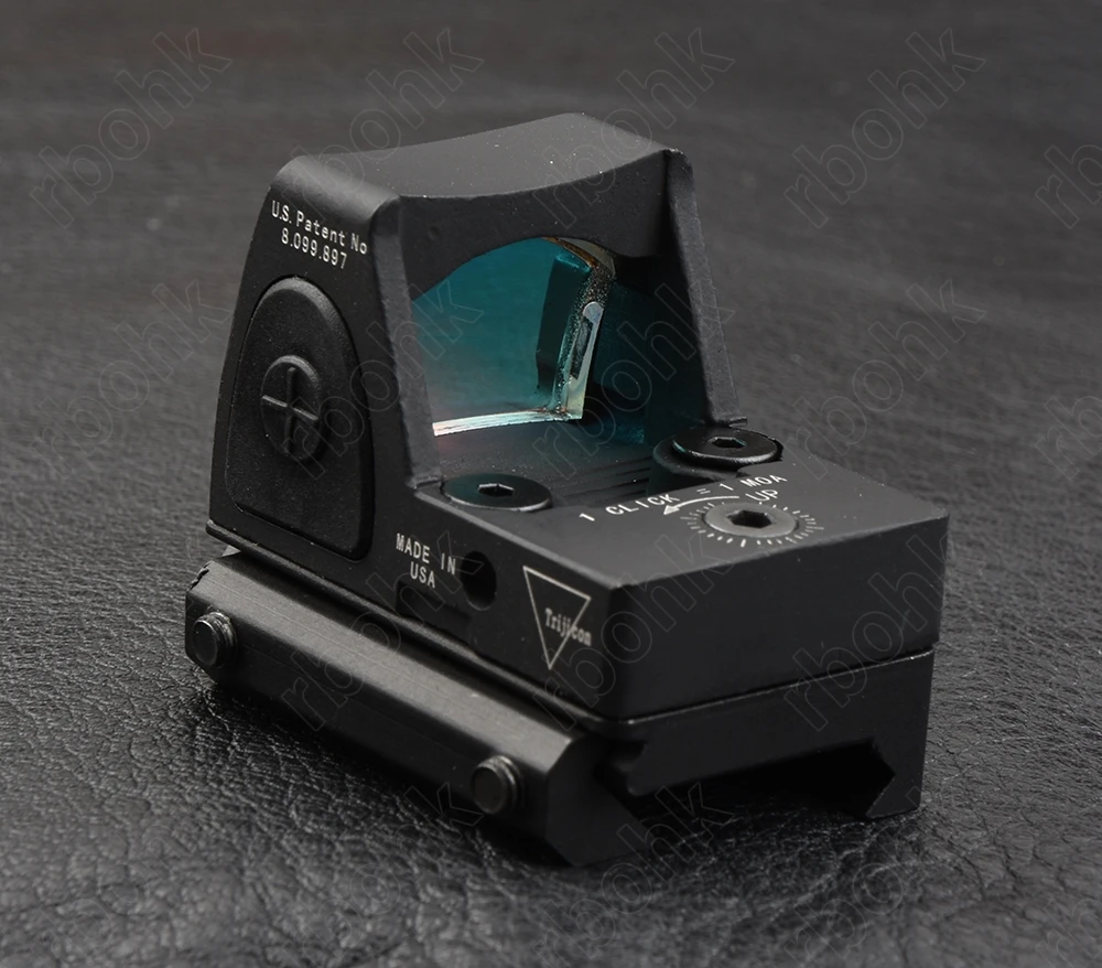 Мини trijicon RMR 1x Красный точка зрения с 1913 20 мм Пикатинни Крепление основание M9897