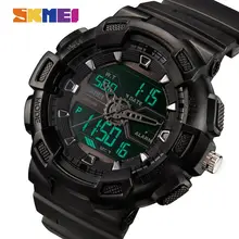 SKMEI Homens Relógios Multifunções 50 M À Prova D’ Água Ao Ar Livre Esportes de Quartzo relógios de Pulso Moda Casual Menino Relógio Relogio masculino