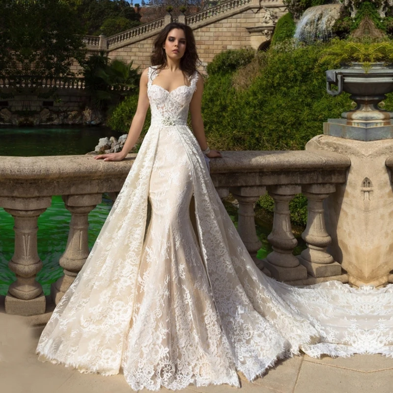 Sexy Bohemian Lace Mermaid font b Wedding b font font b Dresses b font 2017 Bride