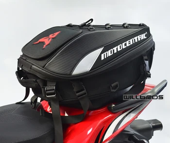 

Motocentric Motorcycle Motorbike Tail Bags Back Seat Bags Waterproof Scooter Sports Travel Luggage Rear Seat Rider Backpack