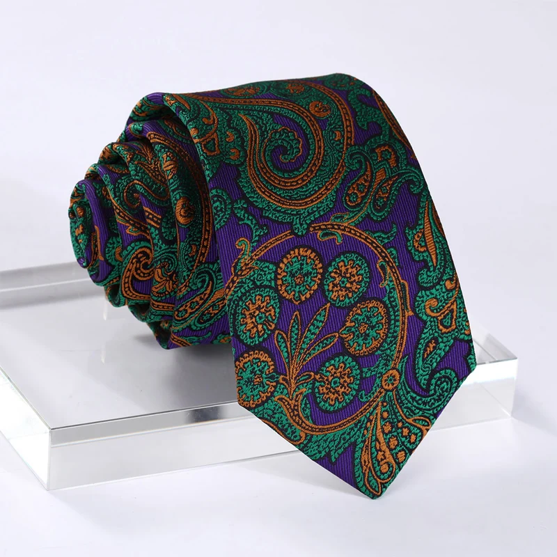  TP806G7 Green Purple Paisley 2.75