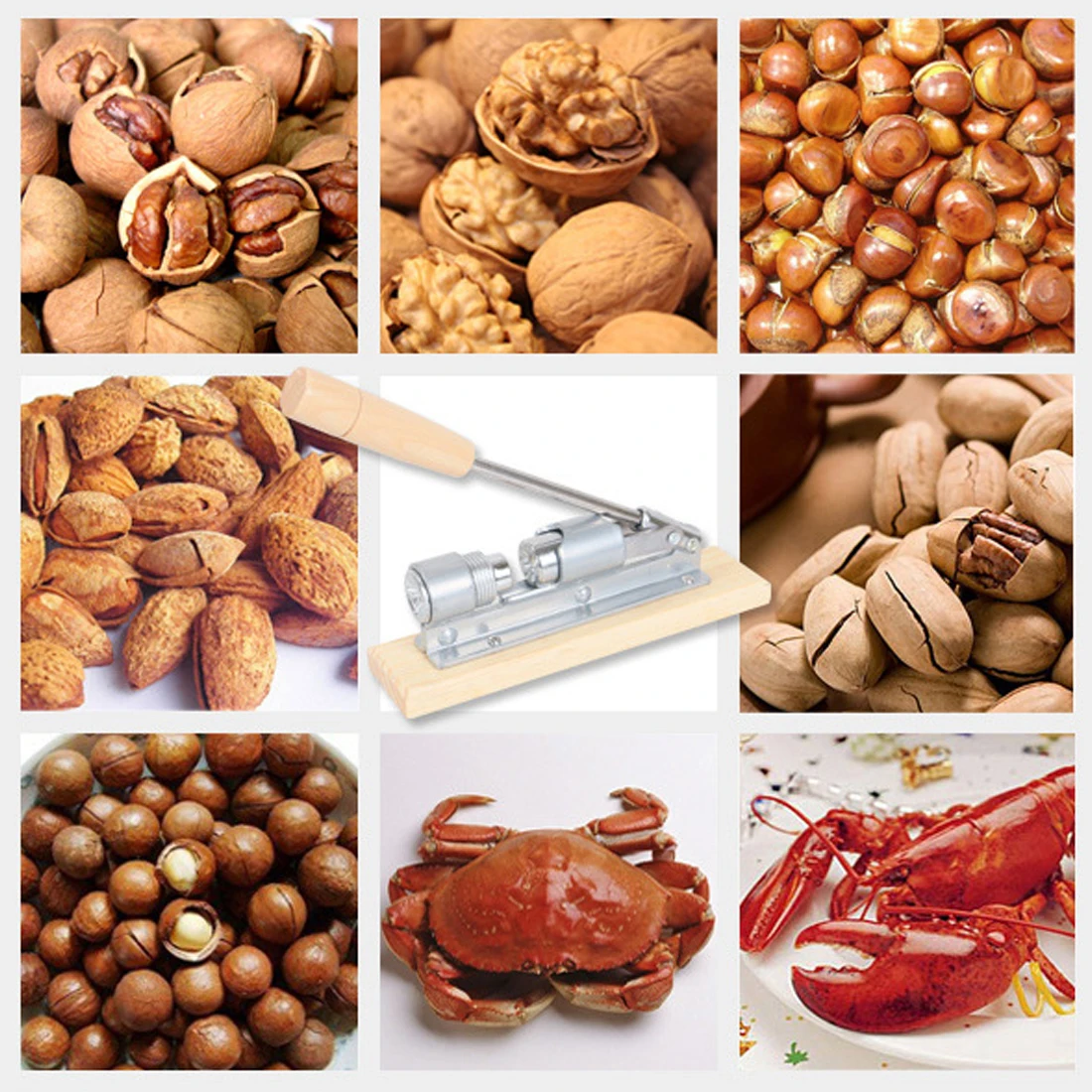 Hot Sale Mechanical Sheller Walnut Nutcracker Nut Crackers Fast Open