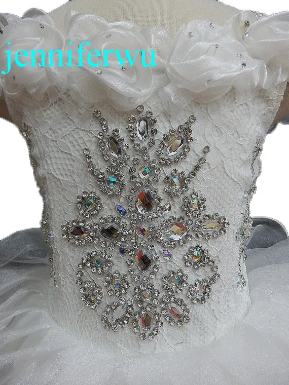 

Princess Flower Girl Dress and pageant dress for newborn and little girl 1T-6T G007
