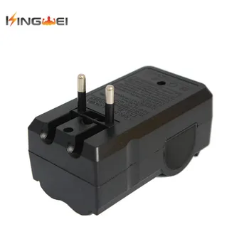 

KingWei 100pcs/lot Travel LED Double Battery Charger For 4.2V 18650 Li-Ion Rechargeable Battery EU US Plug