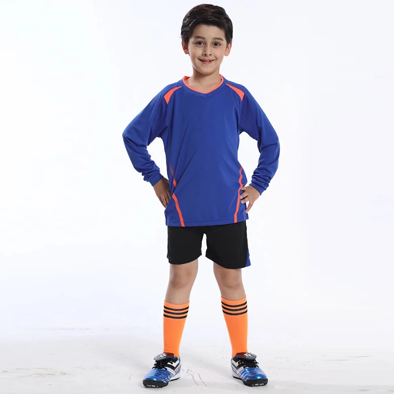Kids Soccer Jerseys Sets 2018Survetement Football Kits Breathable
