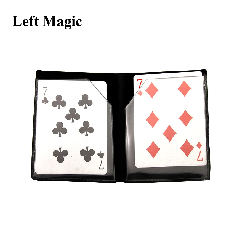 Optical Wallet Card Appearing Magic Tricks Close Up Gimmick Props Fun  Kids Toy