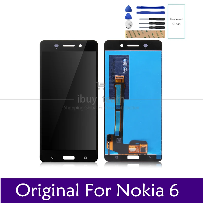 Original Screen For Nokia 6 LCD Display Touch Screen Panel For Nokia6