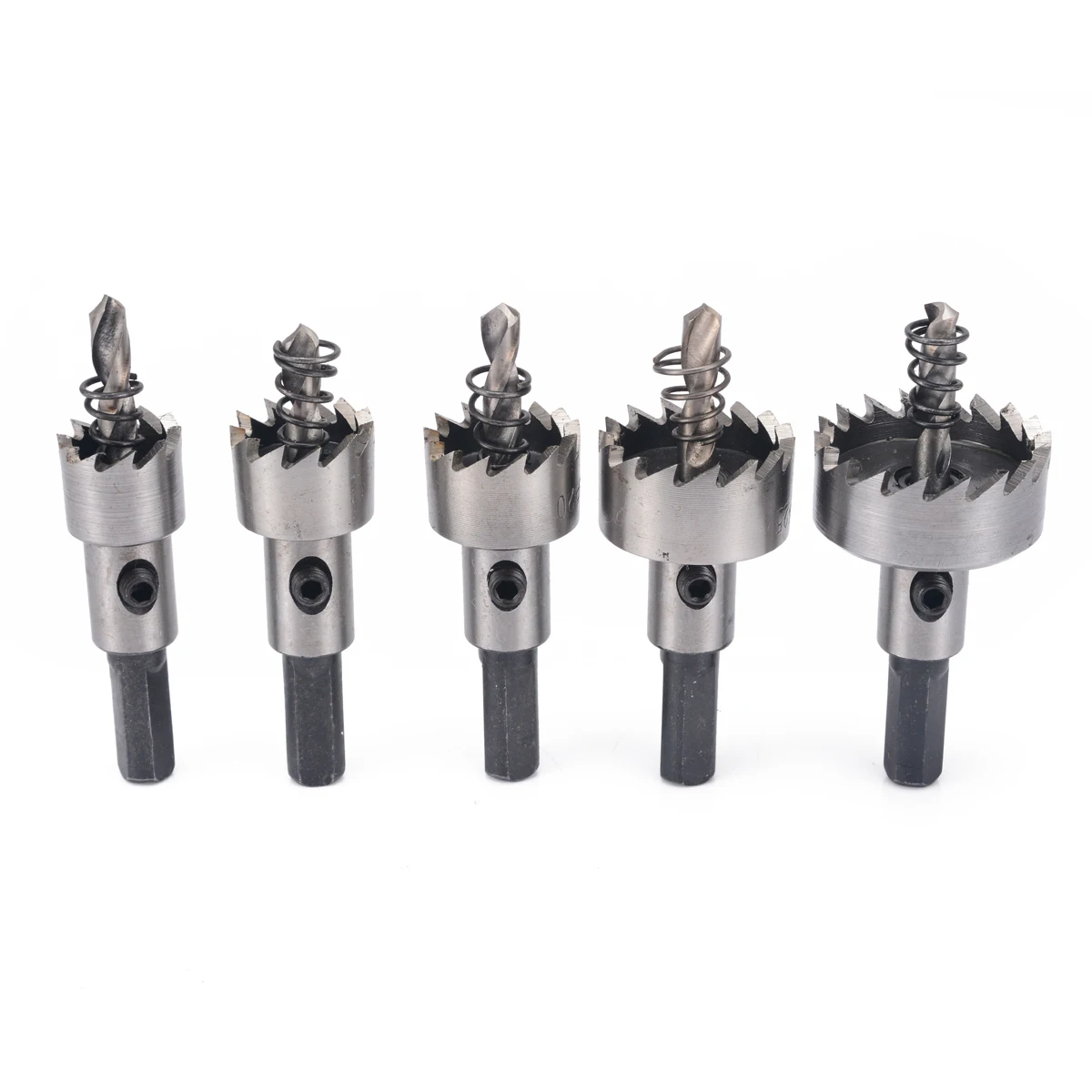5pcs HSS Drill Bit Hole Saws Set Alloy Wood Hole Cutter Tool with