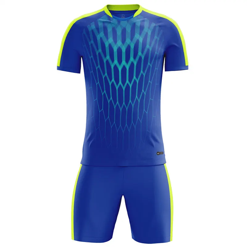 Мужские футбольные комплекты Джерси Survete, мужские футболки для футбола, спортивный комплект, одежда, униформы, спортивные костюмы, на заказ, принт с номером, имя, логотип - Цвет: M8612 blue set