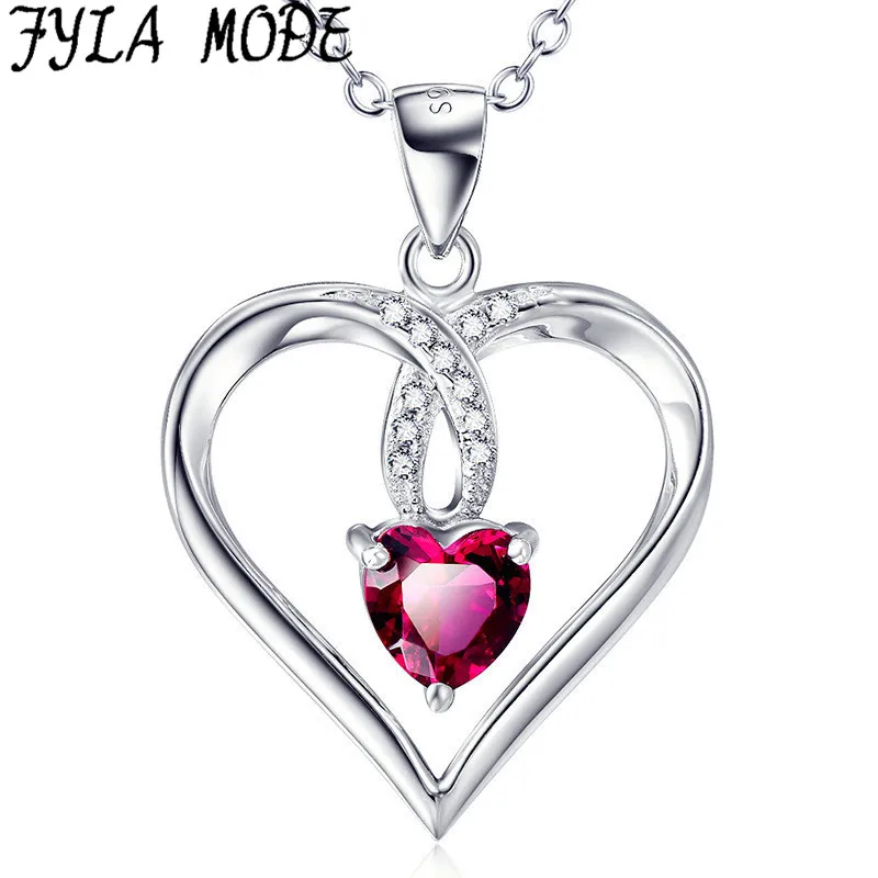 100 Genuine 925 Sterling Silver My One True Love Heart Pendant