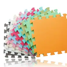 Матовый коврики 6 шт./компл. детская пена EVA головоломки игровые коврики детские игрушки игровой коврик для детей для занятий йогой, упражнений, пол Плитки 30 см X 30 см