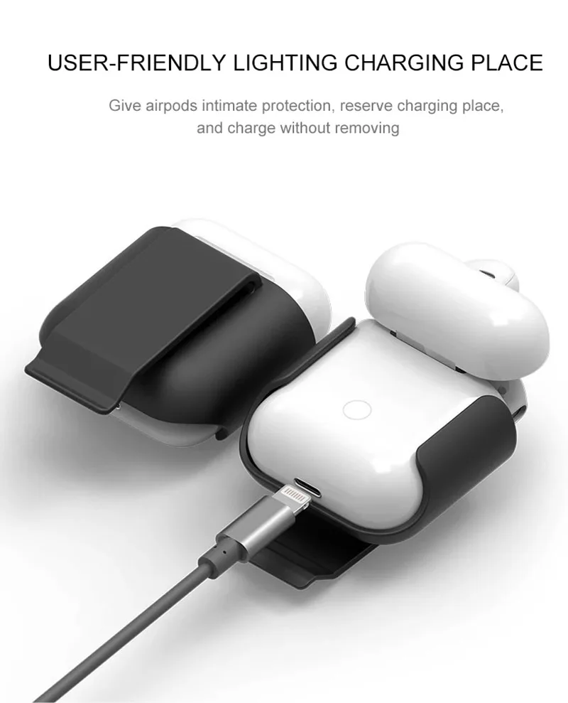 IKSNAIL Висячие на талии наушники для Apple AirPods чехол ремешок наушники для хранения рукав беспроводные наушники держатель для Air Pods