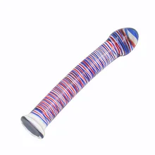 Pyrex glass dildo fake penis crystal anal beads butt plug prostate massager g-spot female masturbation Sex toys for women men