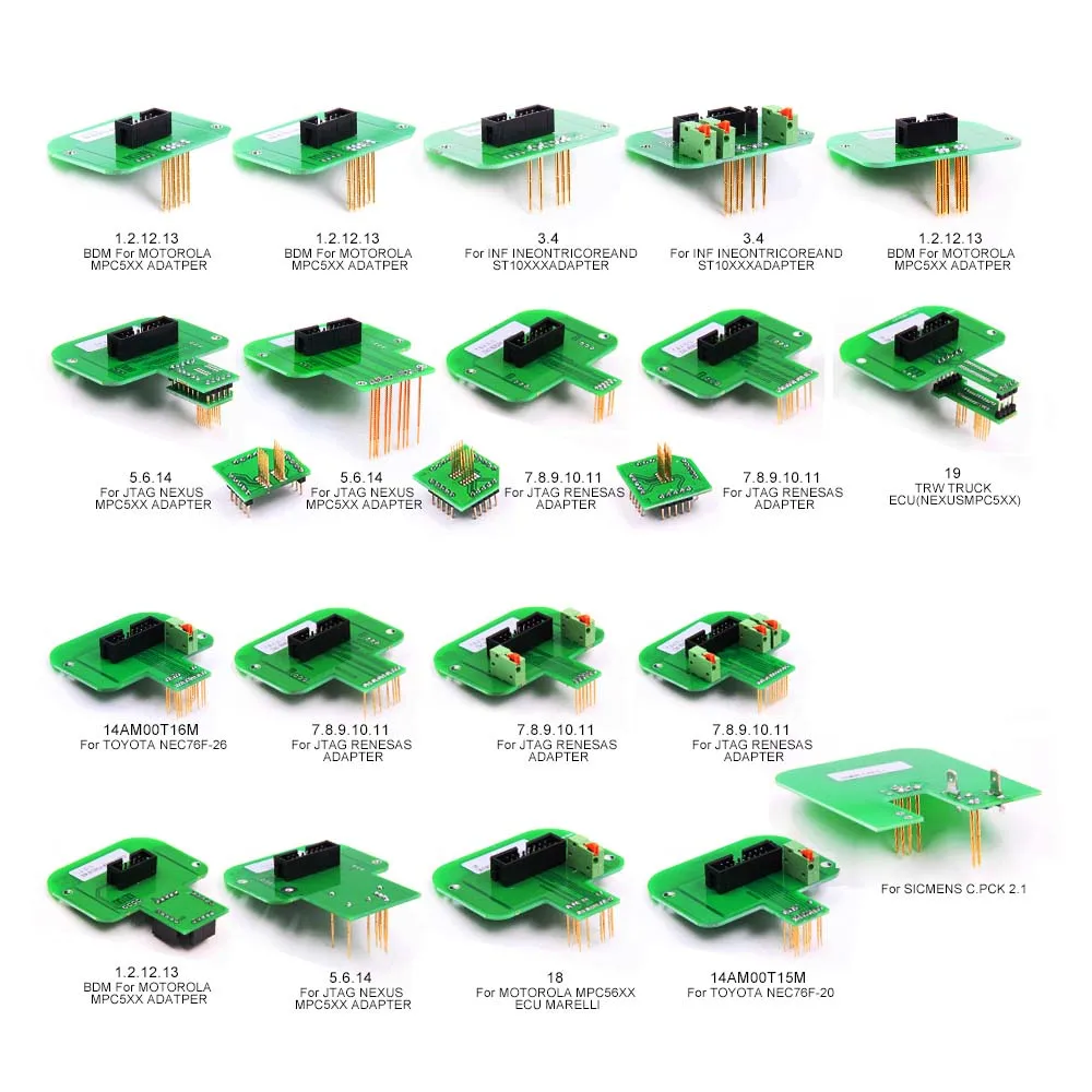 KESS V2 V2.47 V5.017 ЕС красный ЭБУ OBD автомобиль/Грузовик программист инструмент Ktag V2.23 V7.020 4 светодиодный онлайн-версия без ограничения жетонов - Цвет: BDM adapters