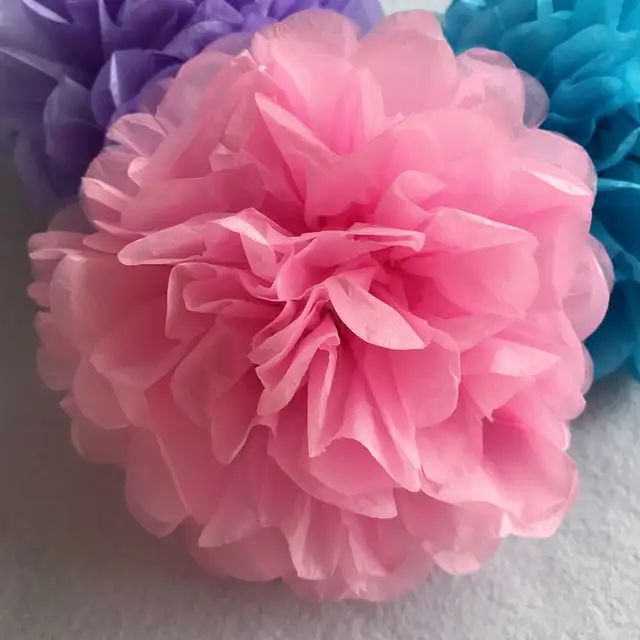 online shop 3pcs 6 15cm diy tissue paper flower lanterns paper flower lanterns
