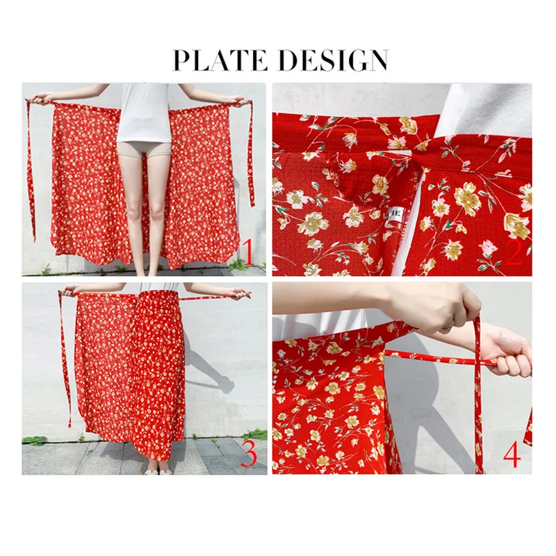 Новинка, летняя модная длинная юбка, женские юбки, scover-ups sarong, парео, Пляжное шифоновое платье, макси юбка, полотенце, несколько способов ношения