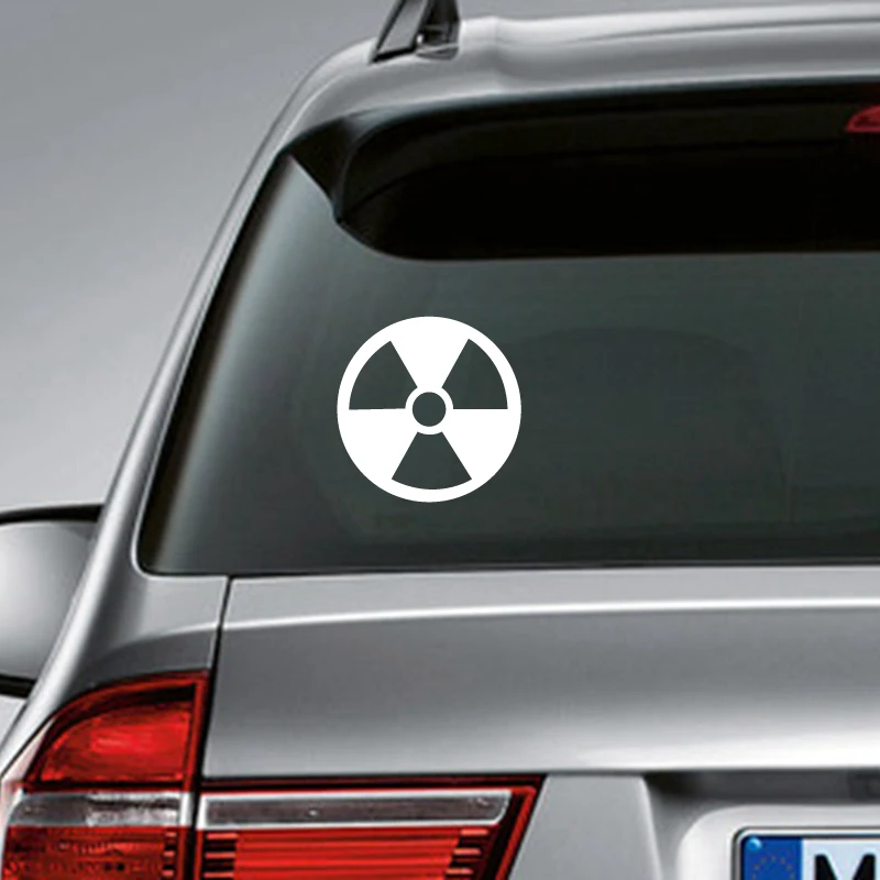 Radioactive Symbol Vinyl Decal Car Decoration