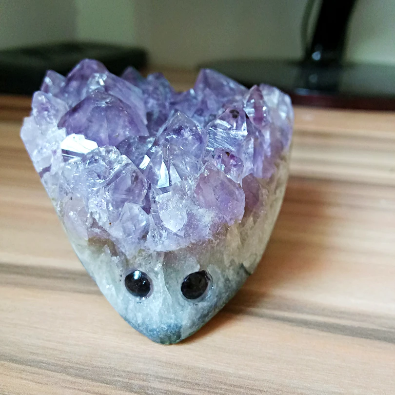 

100grams of natural quartz crystal clear hedgehog specimens