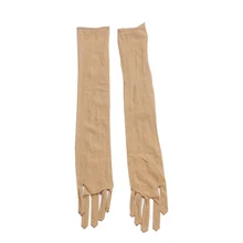 Прозрачные бесшовные длинные перчатки Доступные Роскошные гладкие шелковые чулки перчатки