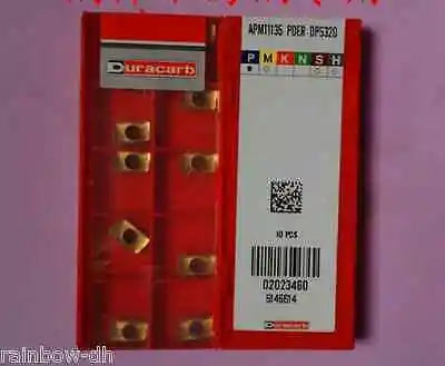 

DHL/EMS 5 PCS APMT1135PDER DP5320 APMT1135 PDER DP5320 NEW Duracarb Carbide Inserts 10PCS/Box -D1