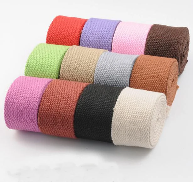 

Heavy Canvas Webbing 38mm width 10M length Ribbon Canvas Webbing strap DIY Durable Strap tape For belt Bag luggage colorful